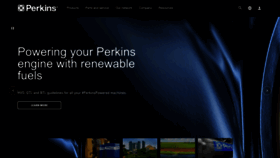 What Perkins.com website looked like in 2022 (1 year ago)