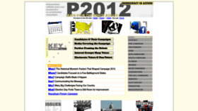 What P2012.org website looked like in 2022 (1 year ago)