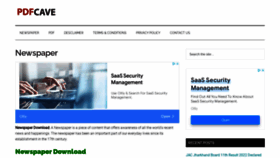 What Pdfcave.com website looked like in 2022 (3 years ago)