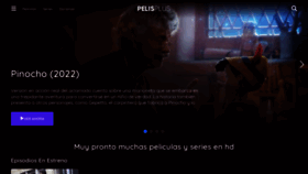 What Pelisplus.nu website looked like in 2022 (1 year ago)