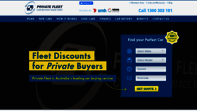 What Privatefleet.com.au website looked like in 2022 (1 year ago)
