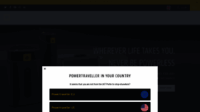 What Powertraveller.com website looked like in 2022 (1 year ago)