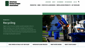 What Paperrecycles.org website looked like in 2022 (1 year ago)