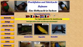 What Prachtfinken-und-sittichzucht-hofmann.de website looked like in 2022 (1 year ago)