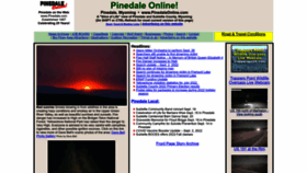 What Pinedaleonline.com website looked like in 2022 (1 year ago)