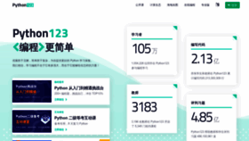 What Python123.io website looked like in 2022 (3 years ago)
