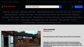 What Parafinalia.biz website looked like in 2022 (1 year ago)