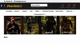 What Puchacz.net website looked like in 2022 (1 year ago)