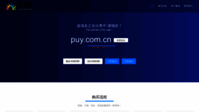 What Puy.com.cn website looked like in 2022 (1 year ago)