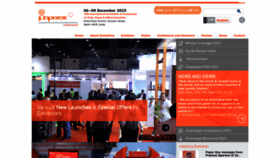 What Paperex-expo.com website looked like in 2022 (1 year ago)