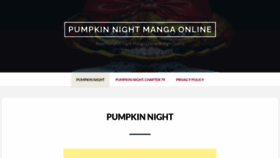 What Pumpkin-night.com website looked like in 2022 (1 year ago)