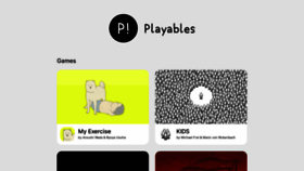 What Playables.net website looked like in 2022 (1 year ago)