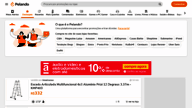 What Pelando.com.br website looked like in 2022 (1 year ago)