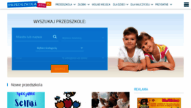 What Przedszkola.edu.pl website looked like in 2022 (1 year ago)