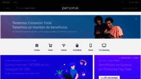 What Personal.com.ar website looked like in 2022 (1 year ago)