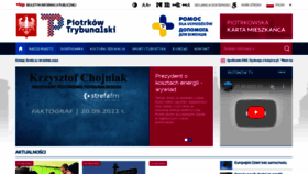 What Piotrkow.pl website looked like in 2022 (1 year ago)