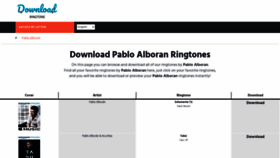What Pabloalboran.download-ringtone.com website looked like in 2022 (1 year ago)