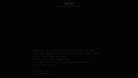 What Priv.pw website looked like in 2022 (1 year ago)
