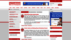 What Peppernews.eu website looked like in 2022 (1 year ago)