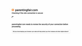 What Parentingfair.com website looked like in 2022 (1 year ago)