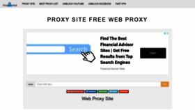 What Proxysite.cloud website looked like in 2022 (1 year ago)