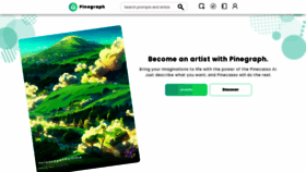 What Pinegraph.com website looked like in 2022 (1 year ago)