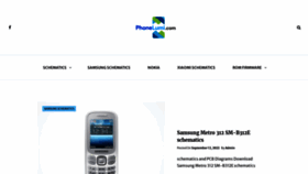 What Phonelumi.com website looked like in 2022 (1 year ago)