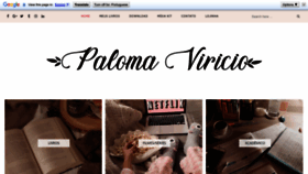 What Palomaviricio.com.br website looked like in 2022 (1 year ago)