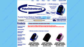 What Pulseoximeter.org website looked like in 2022 (1 year ago)