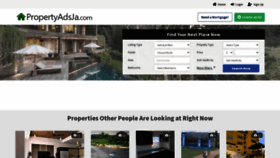 What Propertyadsja.com website looked like in 2022 (1 year ago)