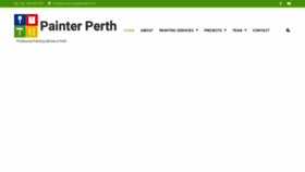 What Painterperth.com website looked like in 2022 (1 year ago)