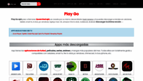 What Playgoapk.com website looked like in 2022 (1 year ago)