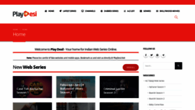 What Playdesi.tv website looked like in 2022 (1 year ago)