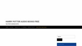 What Potteraudio.com website looked like in 2022 (1 year ago)