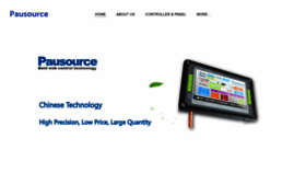 What Pausource.com website looked like in 2022 (1 year ago)