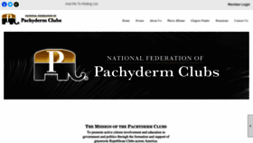 What Pachyderms.org website looked like in 2022 (2 years ago)