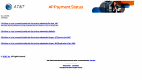 What Paymentstatus.att.com website looked like in 2022 (1 year ago)
