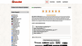 What Prem.link website looked like in 2022 (3 years ago)
