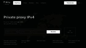 What Proxy-ipv4.com website looked like in 2022 (1 year ago)