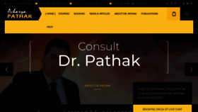 What Pathak.org.uk website looked like in 2022 (1 year ago)