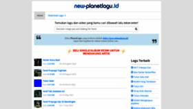 What Planetlagu.pw website looked like in 2022 (1 year ago)