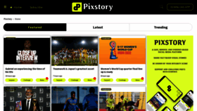 What Pixstory.com website looked like in 2022 (1 year ago)