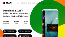 What Playit.app website looked like in 2022 (2 years ago)