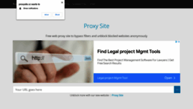 What Proxysite.cc website looked like in 2022 (1 year ago)