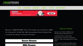 What Pawastreams.live website looked like in 2022 (3 years ago)