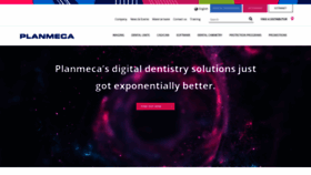 What Planmeca.com website looked like in 2022 (1 year ago)