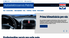 What Petrila.sk website looked like in 2022 (1 year ago)