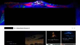 What Psytrancemix.com website looked like in 2022 (1 year ago)