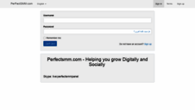 What Perfectsmm.com website looked like in 2022 (1 year ago)