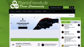 What Phantafriends.de website looked like in 2022 (1 year ago)